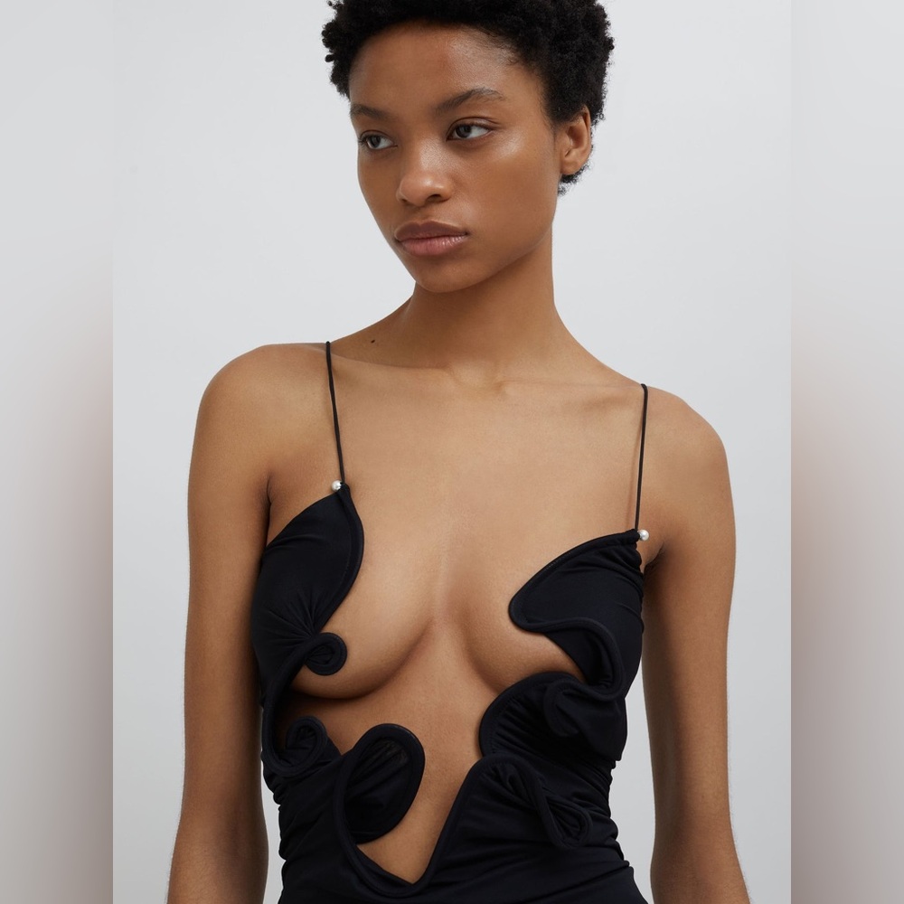 NEW Christopher Esber Moulded Black Dress Size US 2 - Picture 9 of 17